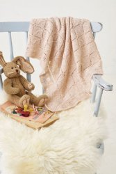 Stickmönster babyfilt med rombmönster Leonora by Permin