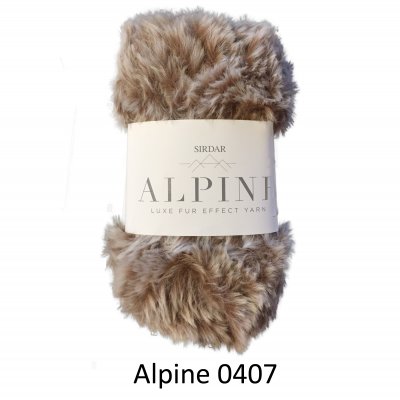 Sirdar Alpine, pälsgarn i syntet