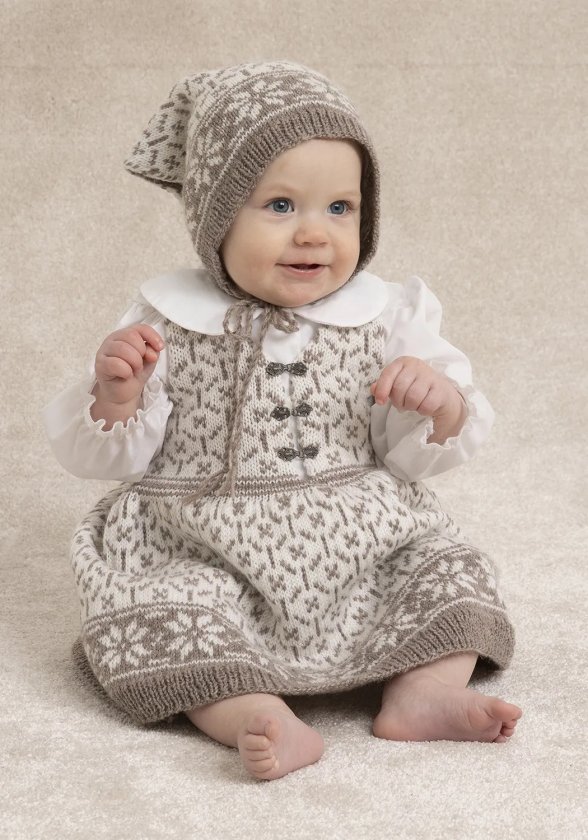 Stickmönster babyklänning mönsterkatalog Viking 2304