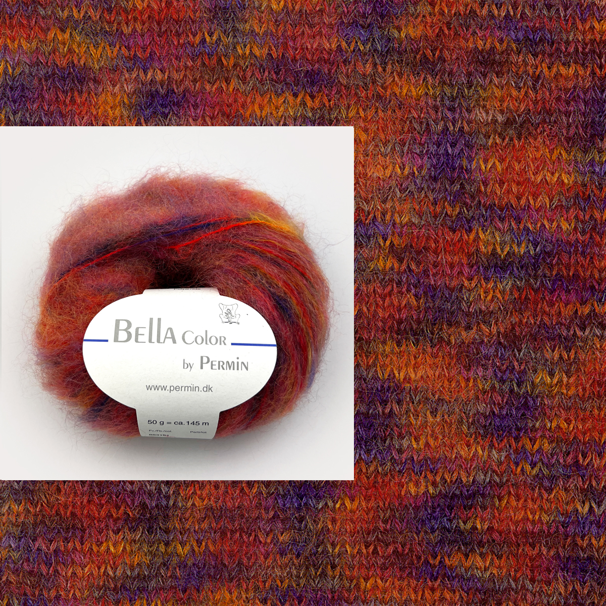 Bella Color by Permin 179 röd lila