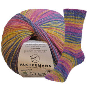 Austermann Step 6 Gul/cerise 815