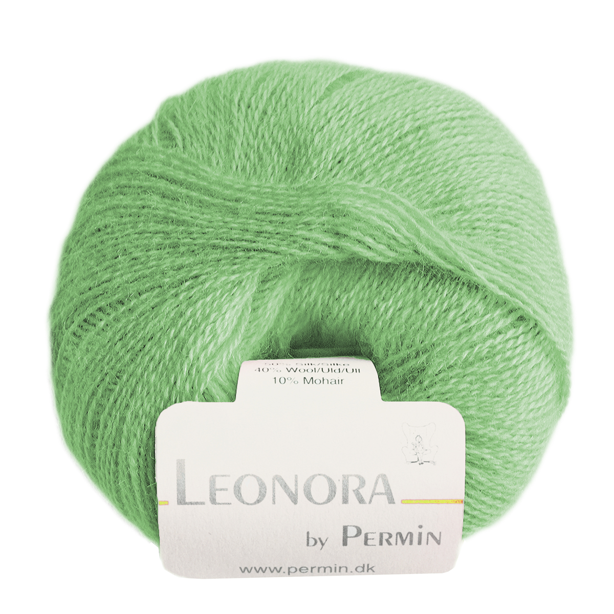 Leonora by Permin ljusgrön 34