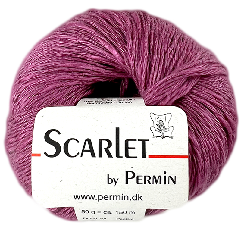 Scarlet by Permin plommon, 49