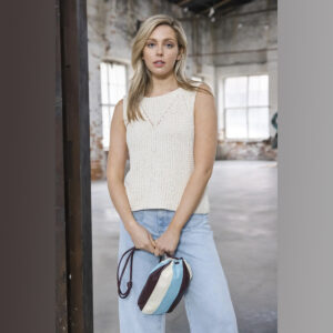 Stickmönster från Novita, Lauren, linne i Linen Love