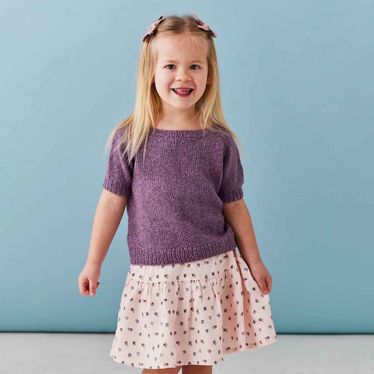 Stickmönster barn-t-shirt i Agnes by Permin 892711