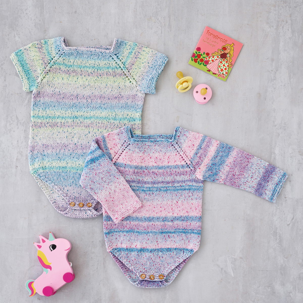 Stickmönster Body till baby 891344