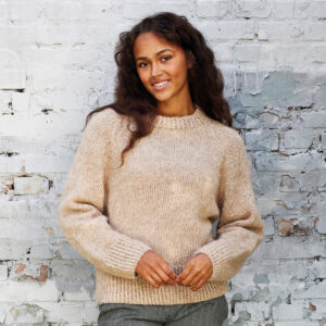 892305 stickmönster raglantröja med vriden resår