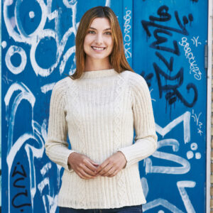 Stickmönster Aranmönstrad tröja