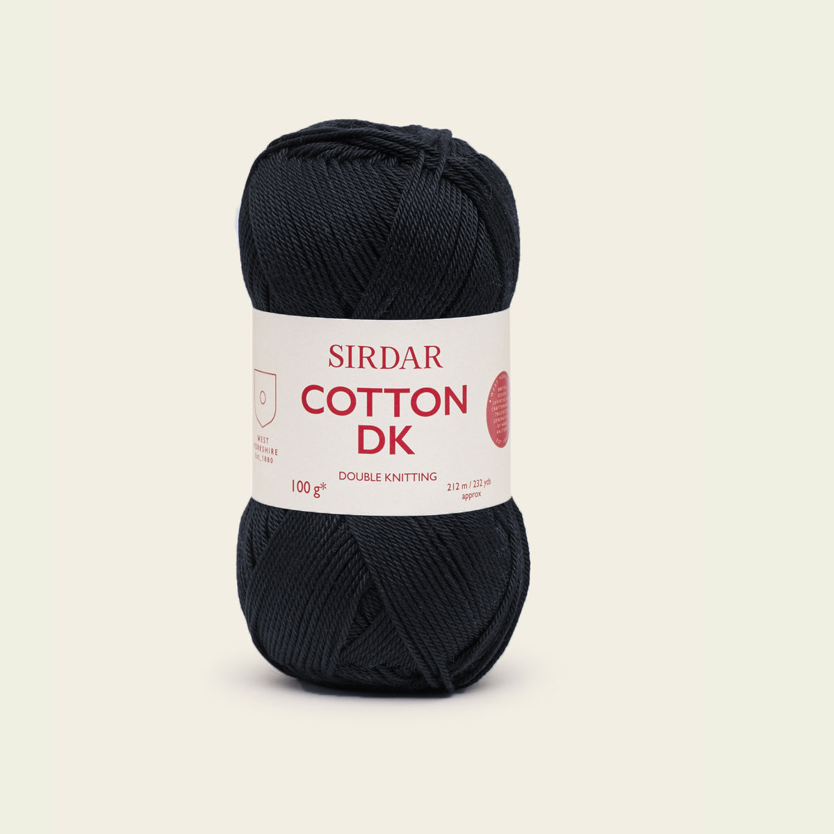 Sirdar Cotton Dk 500 Svart