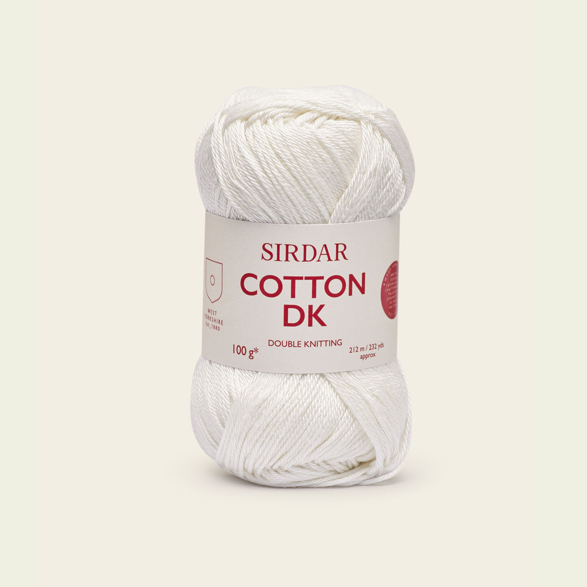 Sirdar Cotton Dk 502 Naturvit
