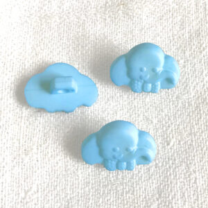 Knapp Elefant ljusblå 20mm