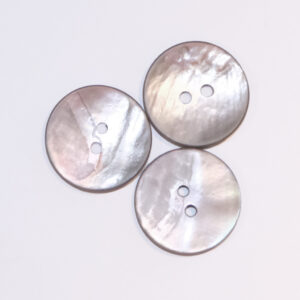 Knapp pärlemor Dimma 15mm matt