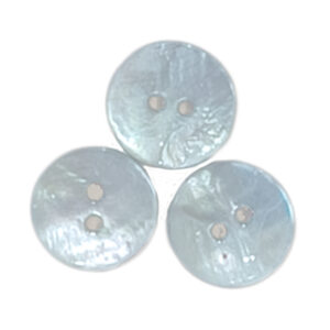 Knapp pärlemor himmelsblå 15mm