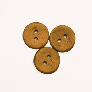 Träknapp mörkgul 12mm