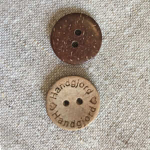 Kokosknapp 18mm Handgjord