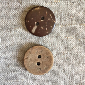Knapp kokosskal 16 och 18mm