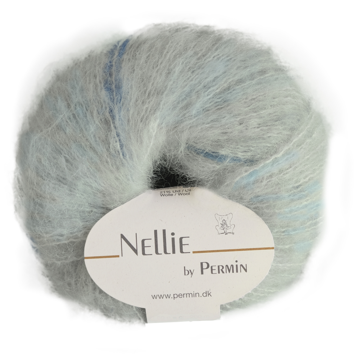 Nellie by Permin 05 Ljusblå/jeansblå/lobolt