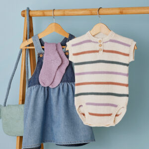 Stickmönster Babyset body och sockar 892805