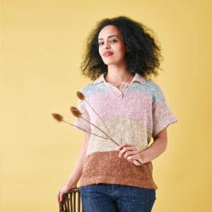 Stickmönster Piké-tröja dam 898075