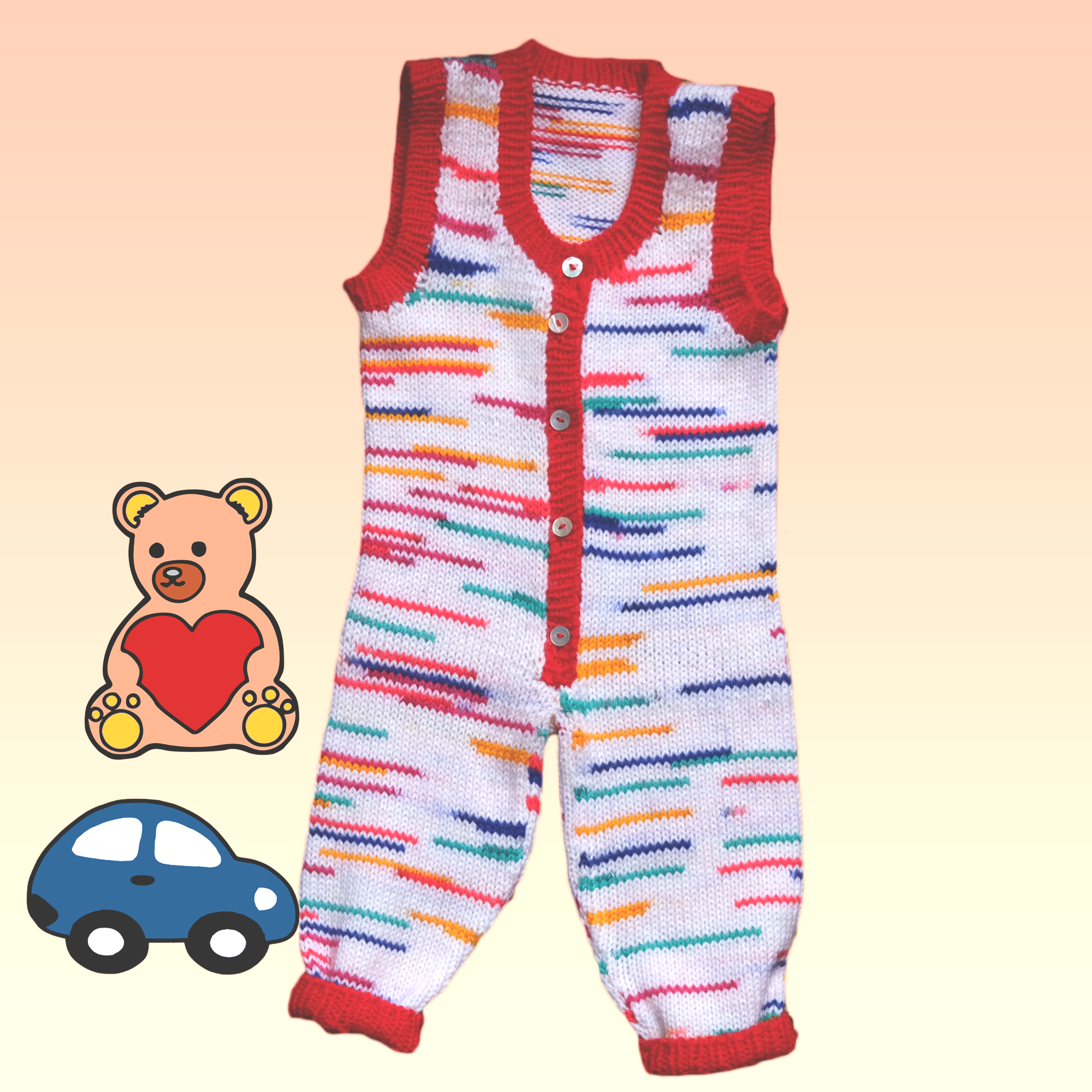 Stickmönster Baby byxdress dg-56