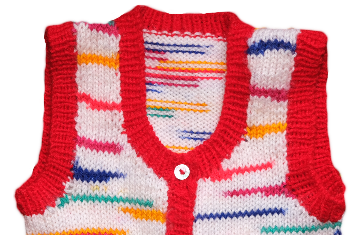 Stickmönster babyoverall. dg-56 detalj