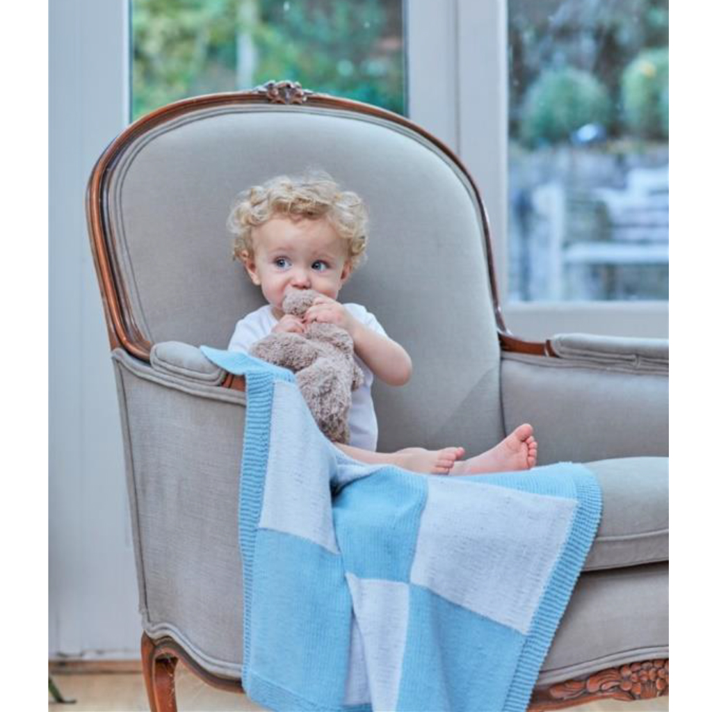 Stickmönster Filtar baby i Snuggly Cottonsirdar-5272